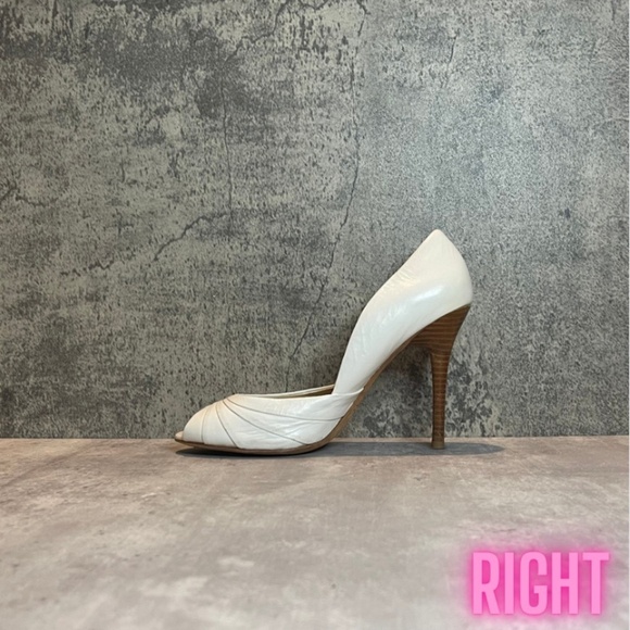 ALDO Peep Toe Folded Leather Pump - Picture 5 of 11